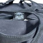 Merrell  Sandals Womens 7 Sporty Strappy Slingback Black Suede Savannah Midnight Photo 6