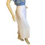 Ralph Lauren LAUREN  ECRU LINEN CROPPED WIDE LWG TROUSERS (8) Photo 5