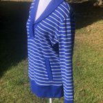Banana Republic  Pullover Shirt in Royal Blue Heather Gray Stripes in Size Med Photo 10