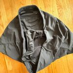 Athleta  Black Mesh Lined Shorts XL‎ Run Shorts Zip Pocket High Waist Activewear Photo 3