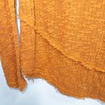 Free People We The Free Copper Orange Ocean Air Hacci Sweater Size Medium Photo 4