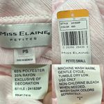 Miss Elaine Petites NWT Pastel Pink Floral Embroidered Nightgown Coquette Small Photo 10