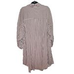 Torrid Washable Gauze Open Front Shirt Kimono Red Stripe Flannel Style sz 3x Photo 2