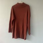 Amazon Womens Turtleneck Oversized Long Batwing Sleeve Sweater Dress Brown Size Medium Photo 1