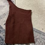 Lacausa  one shoulder ribbed top small Photo 1
