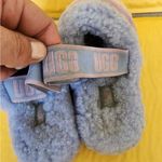 UGG  Shearling Slingback Slides Fluff Yeah Size womens 6 purple and blue Photo 2