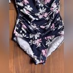 Profile By Gottex Sundance One Piece Swimsuit Size 10D Blue Photo 4