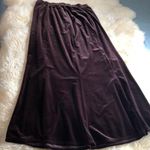 Dialogue Dark brown long velvet skirt size S Photo 0