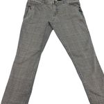 Democracy  Women's “Ab” Solution Plaid Gray Straight Leg Jeans Size 16 Photo 0