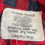 Vintage Revival Red and Black "Football" Flannel Size XL Photo 1