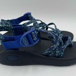 Chacos Chaco Women's Classic ZX2 Sandal J107220 Outdoor Hiking Black Blue Green Size 5 Photo 4