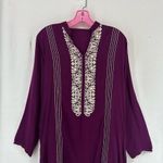 Kurti Embroidered Women’s Small Purple Photo 1