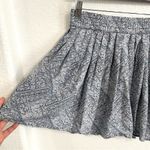 American Eagle Womens Skirt Blue White Floral Pull On Lined Pleated Size Large Photo 5