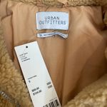 Urban Outfitters  full zip tan teddy jacket Photo 2