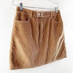 Hollister Ultra High Rise Corduroy Mini Skirt Brown 11 Photo 3
