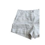 AX ARMANI EXCHANGE White Paneled Dress Shorts Size 4 Photo 1