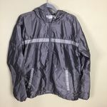 Women’s Lightweight Windbreaker Size Medium Gray Actra track Jacket Active wear Photo 1