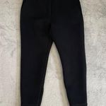 Everlane Street Fleece Pants Large Black Scuba Stretch Cozy Ankle Zip Casual Photo 0