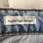 frame denim Frame Light Blue Distressed Hem High’N’Tight Straight Denim Jeans Size 34 Photo 6