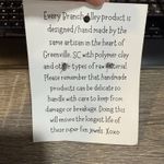 Branch Alley Abstract Animal Print Handmade Dangle Earrings NWT Pink Photo 4