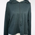 GapFit Cropped Hoodie Dark Teal Lightweight Long Sleeve Small Photo 0
