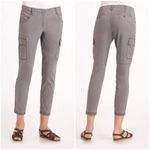 Eileen Fisher  Skinny Ankle Cargo Pants Smoke Gray Size 16 NWT Photo 1