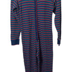 Victoria's Secret Womens Striped Pajamas One piece Sleepwear M Cotton Photo 0
