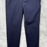 Everlane Wool Blend Navy Blue Mid Rise Trouser Womens Pants Size 2 Photo 0