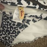 Hobie NWT  Tankini Halter Swim Top & bottoms L/XL black white animal print NEW Photo 6