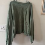 Urban Outfitters Green  Rolling Stones Graphic Sweatshirt Photo 6