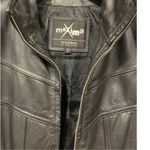 wilson's leather Wilson’s Maxima Genuine Black Lined Leather Zip Up Jacket with Pockets Photo 4