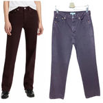 RE/DONE  90s High Rise Loose Jeans Wine Dipped Denim‎ Size 29 Photo 1