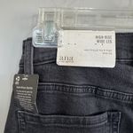 a.n.a NWT . Embellished High Rise Wide Leg Jeans Woman Sz 2 Black Onyx Rhinestone Photo 5