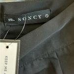 Brown and Green Asymmetrical Mini Skirt with Slit Size undefined Photo 3