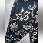 LuLaRoe NWOT Leggings Navy Blue White Paisley Floral Damask OS One Size (2-10) Photo 1