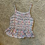 SO Juniors  Multicolor Floral Smocked Camisole M Photo 1