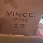 Vince  Helena Wood Block Heel Navy Suede Sandal Strappy Women’s sz 9.5 Photo 2