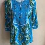 Cotton Swimsuit Tunic Coverup Ikat Kas Designs M Size M Photo 0