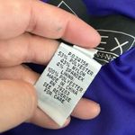 Alex Evenings Crushed Taffeta Blueberry Beaded Neckline Formal Long Maxi Dress 8 Photo 7