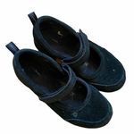 L.L.Bean  black suede hook & loop Mary jane’s size 6 Photo 0