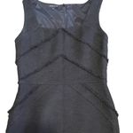 Lafayette 148  New York Black Bodycon Sleeveless Sheath Dress Size 4 Photo 3