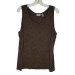Chico's Easywear by  Brown Tank Top Photo 3