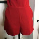 Love...Ady  Ruffle Popover Romper in red M Photo 2
