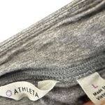 Athleta  Solstice High Waist Skirt Women L Gray Ruching Stretch Minimalist 427232 Photo 2