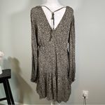 A New Day Leopard Print Long Sleeve Dress Medium Photo 3
