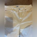 Paige  Sarah Slim White Jeans Size 28 Photo 6