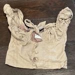 Princess Polly  brown elouise crop top us 0 Photo 1