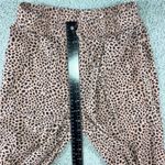 PINK - Victoria's Secret  Leopard Print Jogger Pants Women XS Elastic Drawstring Photo 3