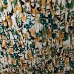 Revolve : More to Come~ Green Zhuri Smocked Mini Skirt- ruffle hem- size L Photo 6