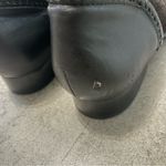 Jack Rogers Avery Black Leather Suede Whipstich Low Ankle Booties Size 8 Photo 2